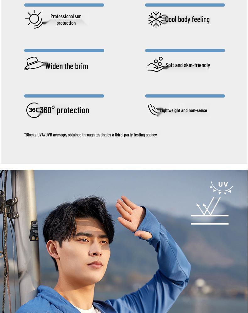 Ice Silk Men's Sun Protection Jacket 2026 - New Style, Anti-UV, Breathable, Thin for Summer & Outdoor Fishing