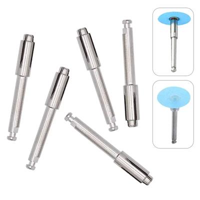 2/5Pcs Stainless Steel Disc Fit Shank For Polishing Disk 3M Disc Dental Mandrel Polishing Disc Holding Rod Tool