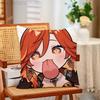 Genshin Impact Mavuika Throw Pillow Case For 45x45cm55x55cm30x30cm For Home Bedroom Decoration And Protector