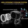 1Pcs White LED Car External Headlight 18W High/Low Motorcycle Headlamp Spotlight Drive Fog Spot Lights DC10v-72V
