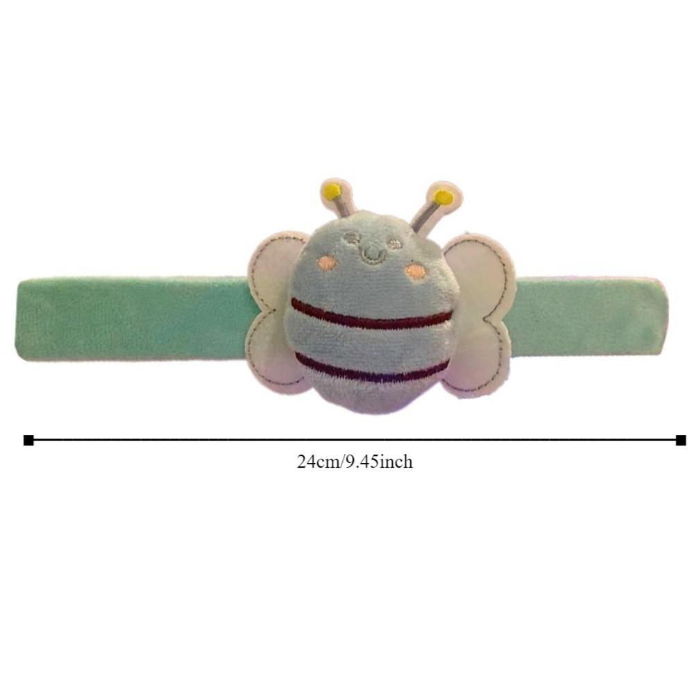 Hand Ring Bee Slap Bracelets with Clap Circle Bee Plush Wrist Band  Birthday Gift