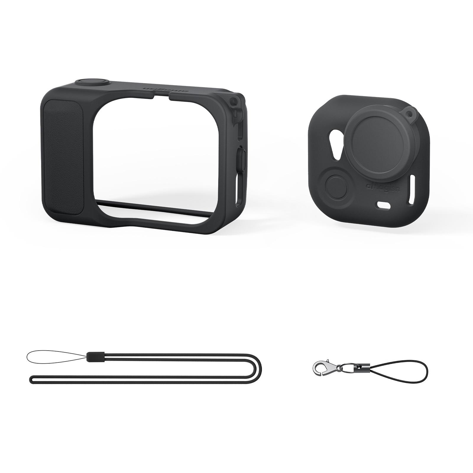 

Silicone Protective Case with Lanyard Camera All-round Protection Cover Sports Camera Protection Accessory for GO Ultra