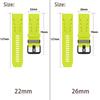 22mm 26mm QuickFit Armband für Garmin Fenix 7 7 pro Silikonbänder für Garmin Fenix 7x 7x pro fenix 8 8 pro 47mm 51mm Quatix 8