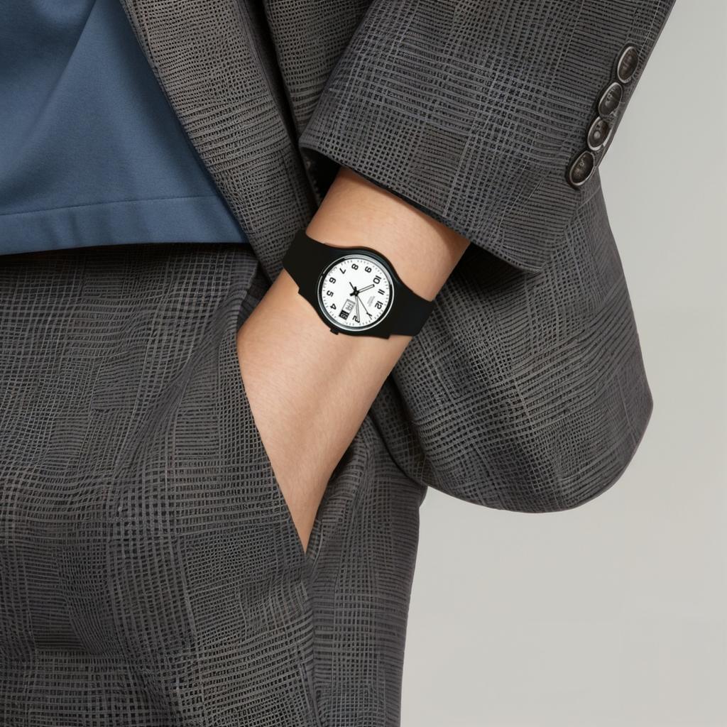 Swatch Orologio Unisex Bianco 34mm GB743 GB743