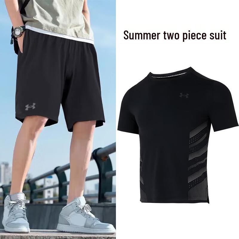 Under Armour Men s Sport Casual T-shirt & Shorts Set M
