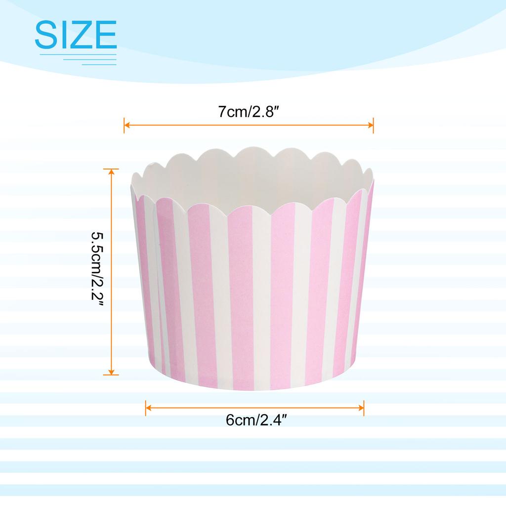 50/100/150pcs Cupcake Wrapper Paper Baking Cup Cupcake Liners 6oz Cake Cups Candy Cups Paper for Party Birthday Favor DIY