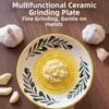 Manual Garlic Grater Plate Non-Slip Seasoning Grater Plate Ginger Grating Dish  Kitchen Use