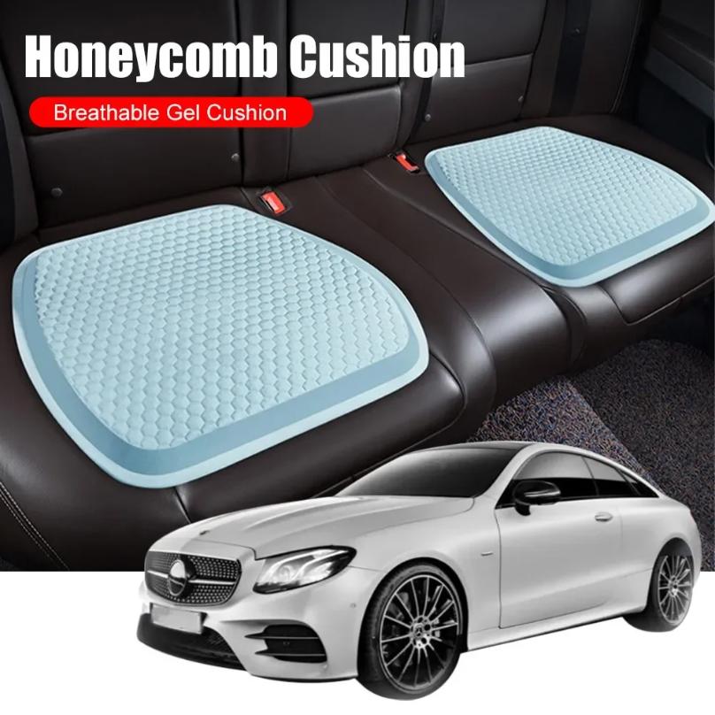 1 Pcs Car Honeycomb Seat Cushion Multifunctional Gel Seat Cushion Breathable Cool Seat Cushion Four Seasons Universal Ice Pad