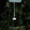 Kawaii Classic China Phone Charms Handmade DIY Beaded Women Leaf Pendant Chain For iPhone11 Key Bag Airpods Accessories