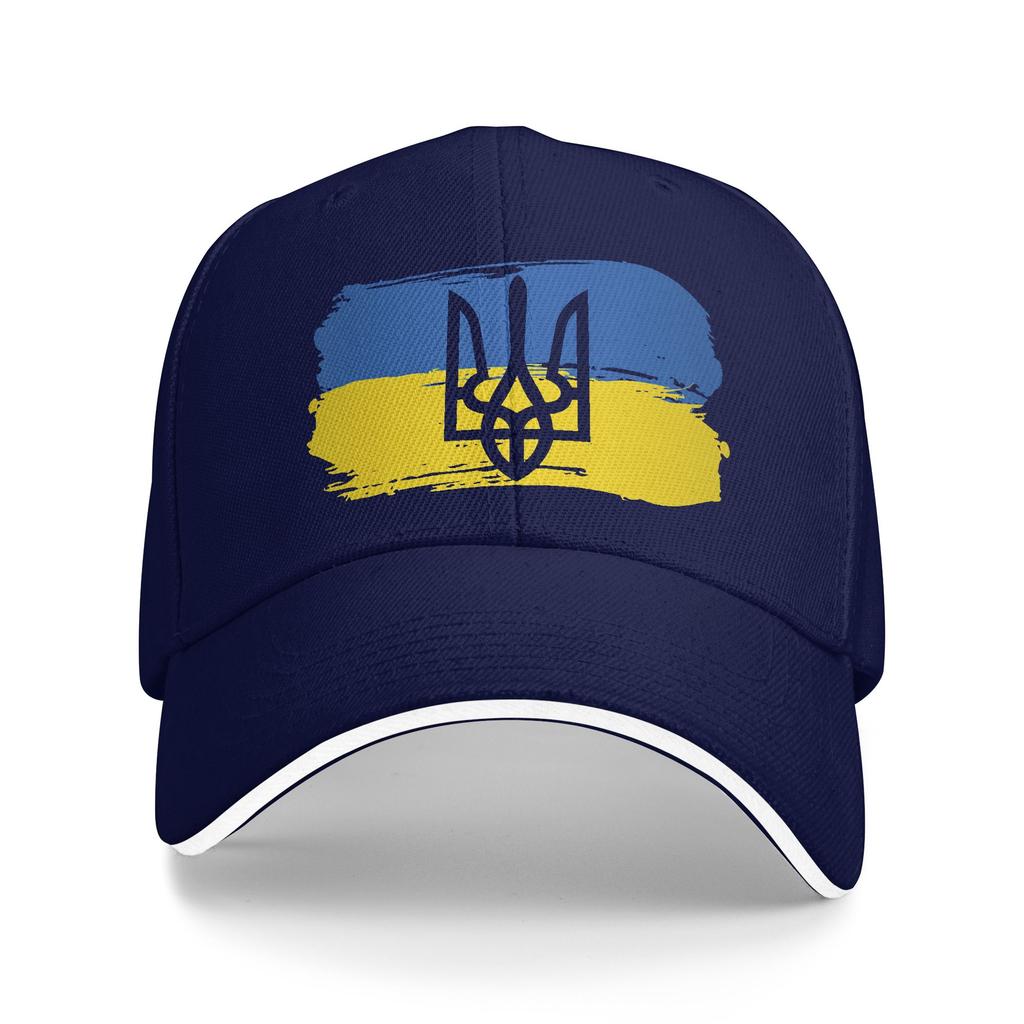 Ukraine Ukrainian Flag Ukrainians Baseball Cap  Fashion Trucker Hat Summer Female Male Hunting Camping Snapback Cap