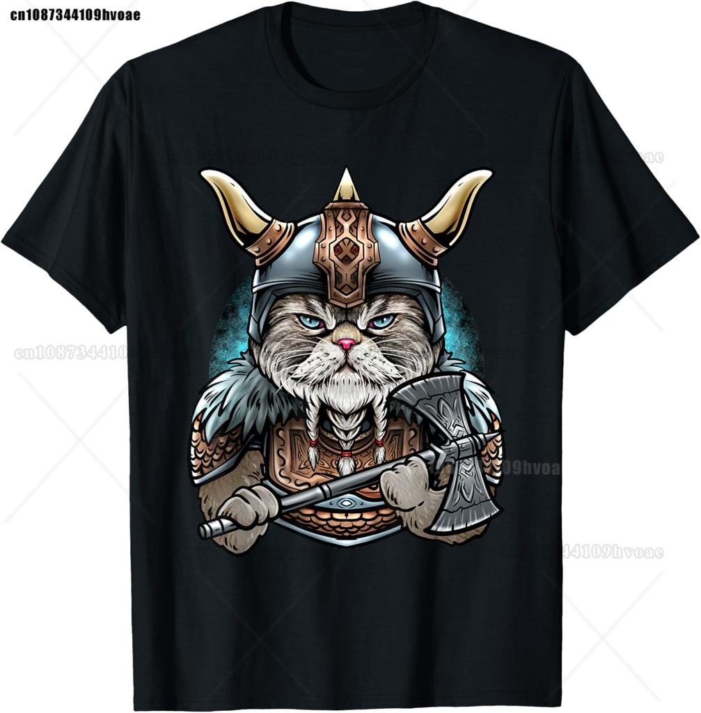 Viking Blood Runs Through My Veins Viking Ship TShirt Nordic Style Mens Oversized Short Sleeve Tops Tees Designer Clothing