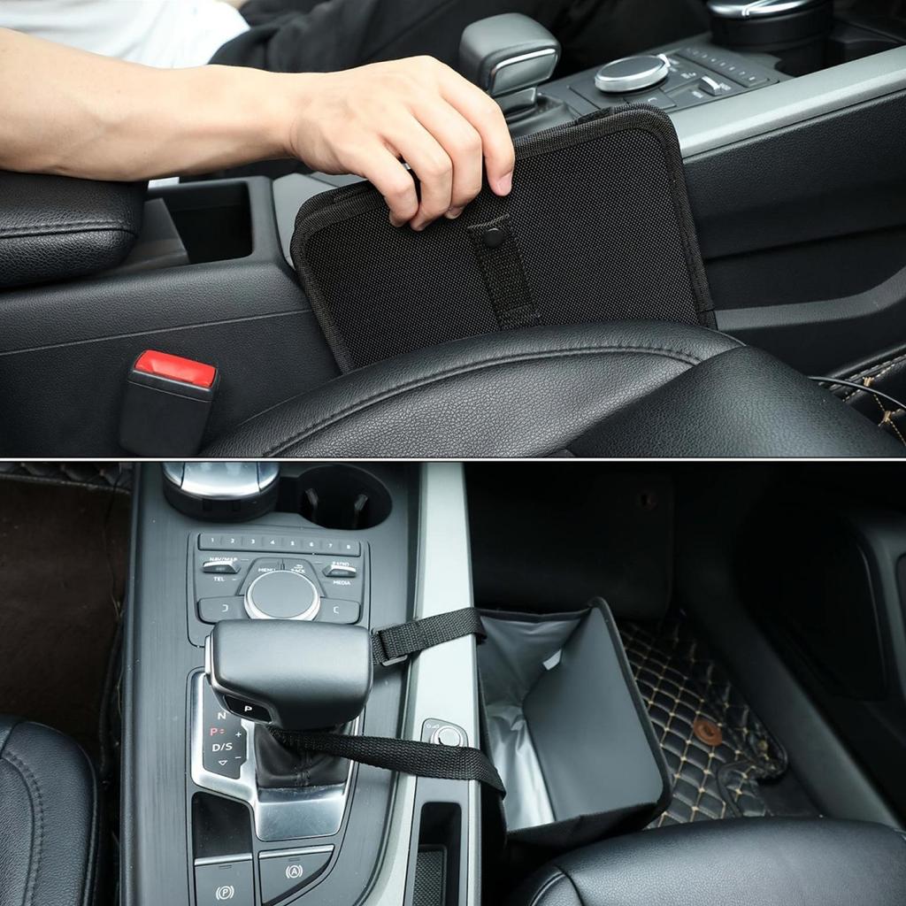 Garbage Can For Car Leakproof Storage Bag Car Garbage Bag Storage Organizer For Truck SUV RV Sedan Automotive Interior Snack Toy