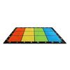 Yousheng Kids Playmat Rug 120x160cm Nursery Colorful Checkered Rug with Anti-Slip Backing Classroom Seating Area Carpet for Art Room Playroom