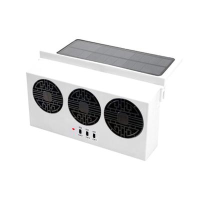 1 takım otomatik güneş enerjili araba fanı düşük gürültü serin rahat rüzgar kolay pencere kurulumu araba fanı otomatik tedarik