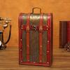 Antique Styles Sturdy Wood Wine Bottle Box for Elegant Gift Presentation and Storage in Weddings or Anniversaries