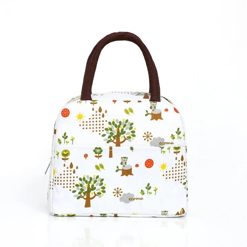 Portable Insulated Thermal Cooler Lunch Bag Box For Women Girls Kids Children Food Fresh Tote Cartoon Pouch
