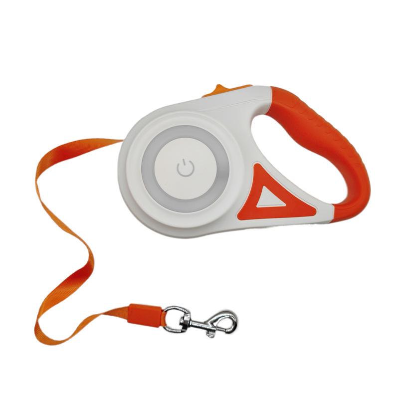 LED Luminous Retractable Dog Leash - Automatic Cross-Border Pet Walking Rope