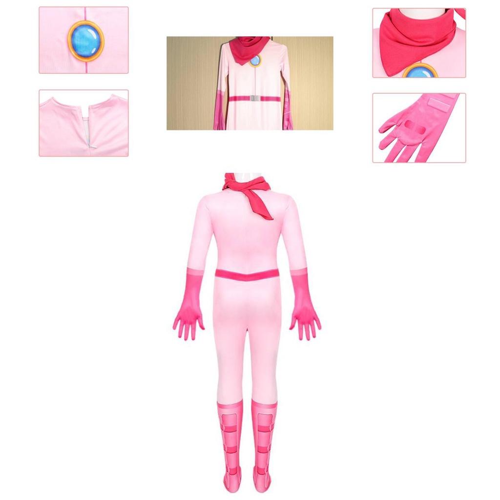 Cosplay Battle Suit For Princess Peach Fans