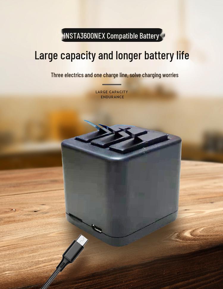 FUYALIN Charger Kit for Insta360 One X Camera Battery Accessories