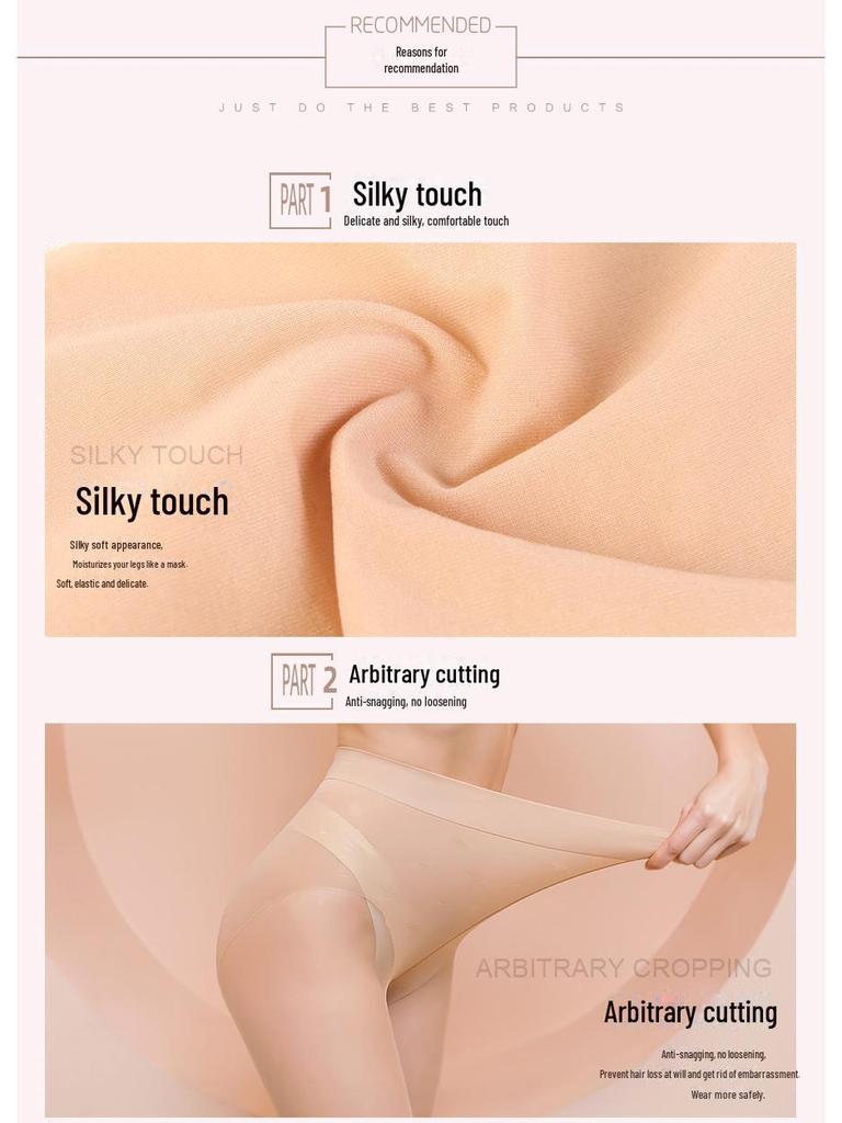 Manzi Non-slip, Sweat-absorbing Mask Socks and Anti-snag, Crotch-enhancing Large-size Pantyhose with Leg-cutting Protection.