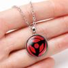 Anime Sharingan Eye Necklaces Uchiha Kakashi Mangekyou Pendant Necklace Goth New Fashion Chokers For Fans Women Men Gift