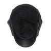 Beret Cap Faux Leather Adjustable Octagon Faux Leather Hats for Party
