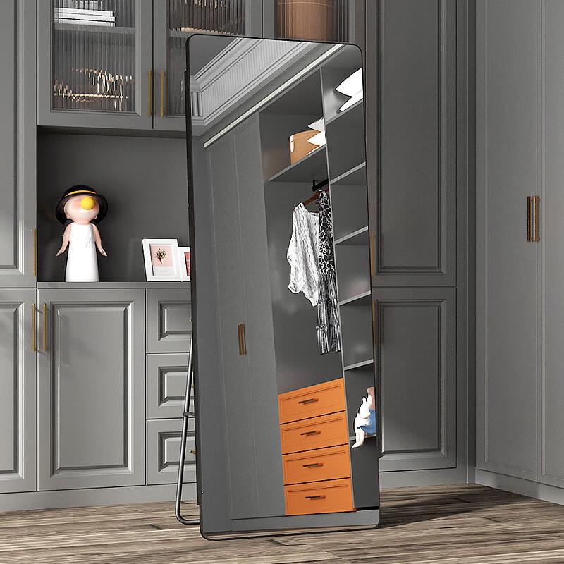 Rounded Corner Full-Length Floor Mirror