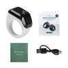 Smart Ring Counter Bluetooth Digital Display with OLED Screen Type-C Rechargeable Infinite Counting Wearable for Prayer