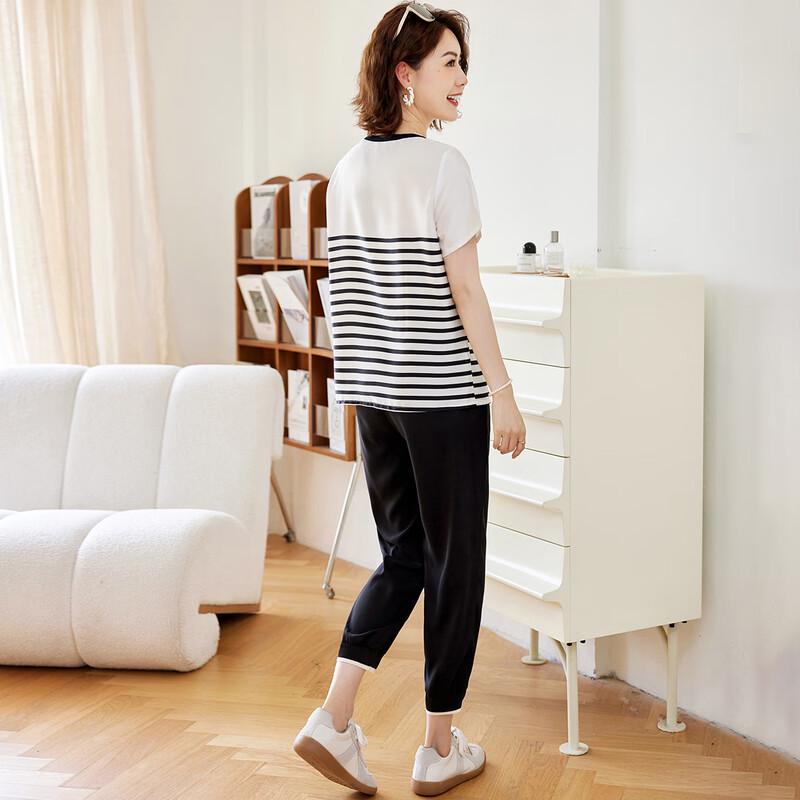 Past Women's Summer Casual T-shirt & Pants Set