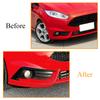 2PCS Car Front Bumper Side Splitter Spoiler Decoration Trim for Ford Fiesta ST MK7 2012 2013 2014 2015 2016 2017