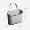 Storage Basket with Hanging Strap for Dormitory Bedside Organize