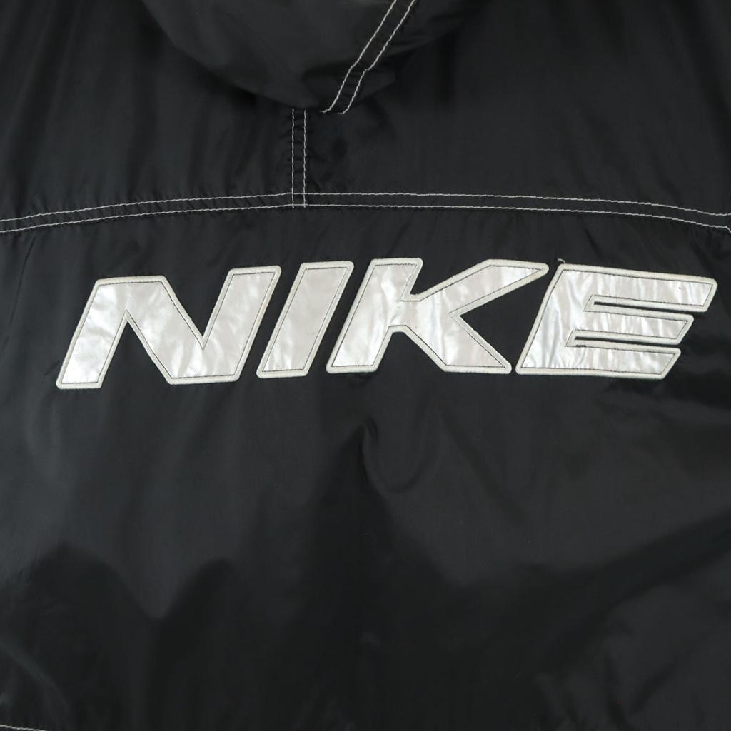 Nike 90s 00s Old White Tag Long Sleeve One Point Embroidery Anorak Parker Men's Used