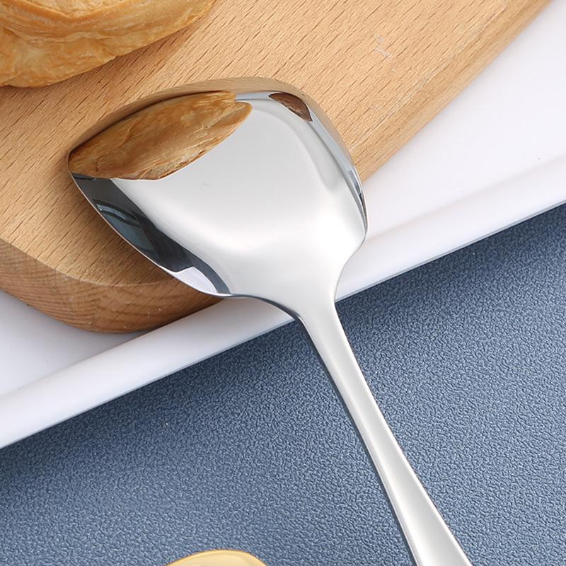 Big Salad Spoon Fork Set Stainless Steel Kitchen Food Server Pasta Utensils Public Gold Tableware Using Buffet Restaurant Tools