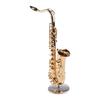 Kupfer Sax Musikinstrument Modell Miniatur Brosche Dekorative Tischaufsteller