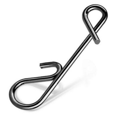 Equipamento de Pesca em Aço Inoxidável: Conector Rápido Forte, Gancho, Argola, Giratório e Conjunto de Pinos para Pesca Marítima.