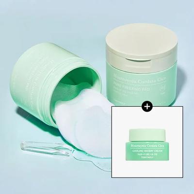 Asungcho Cica Pore Freezing Pad 60 Sheets + Asungcho Cooling Cream 8ml Additional Gift