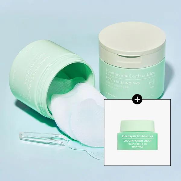 Asungcho Cica Pore Freezing Pad 60 sheets + Asungcho Cooling Cream 8ml additional gift