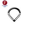 G23 Titanium Daith Cartilage Earrings 16G Helix Nose Septum Piercing Conch Hinged Clicker Body Jewelry Ear Ring Zircon