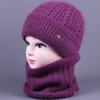 Knitted Hat With Velvet Yarn Hat, Scarf Hat, Warm And Versatile Hat