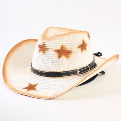 Populaire Westerse Cowboy Strooien Hoed Heren en Dames Mode Schaduw Strooien Hoed Klassieke Buiten Westerse Cowboy Hoed