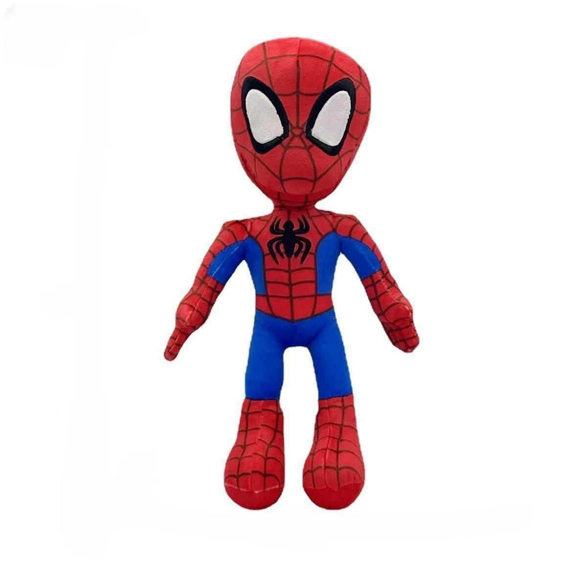 Spider Man Into The Spider Verse Plush Doll Keychain Cute Stuffed Toy Pendant 30cm