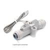 Compact Flow Sensor G1/4" Liquid Water Flow Sensor Flowmeter Water Flow Switch Suitable for Water Dispenser Purifier