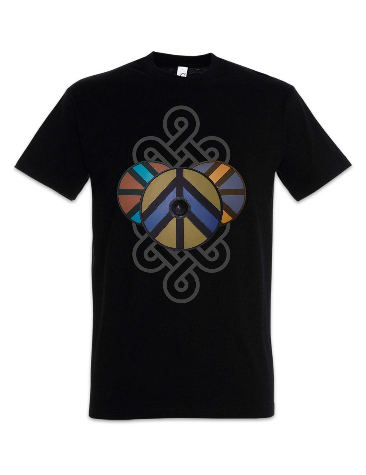 Viking Shieldwall I T-Shirt Norse Valhall Valhalla Viking Vikings Shield Odin XL