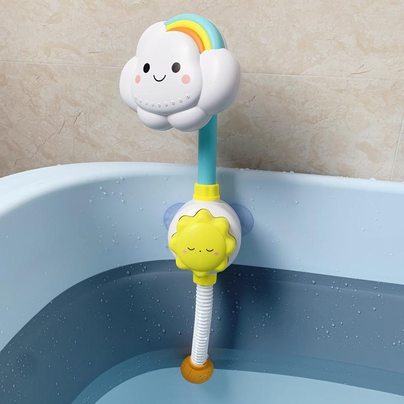 Baby Bath Toys Bathing Cute Swimming Water Spraying Clouds Flowers Shower Bath Toy For Kids Swimming Pool Water Playing Toy