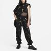 Nike Sportswear All Over Logo Print Jogger Pants Women Bottoms Black FB8754-010