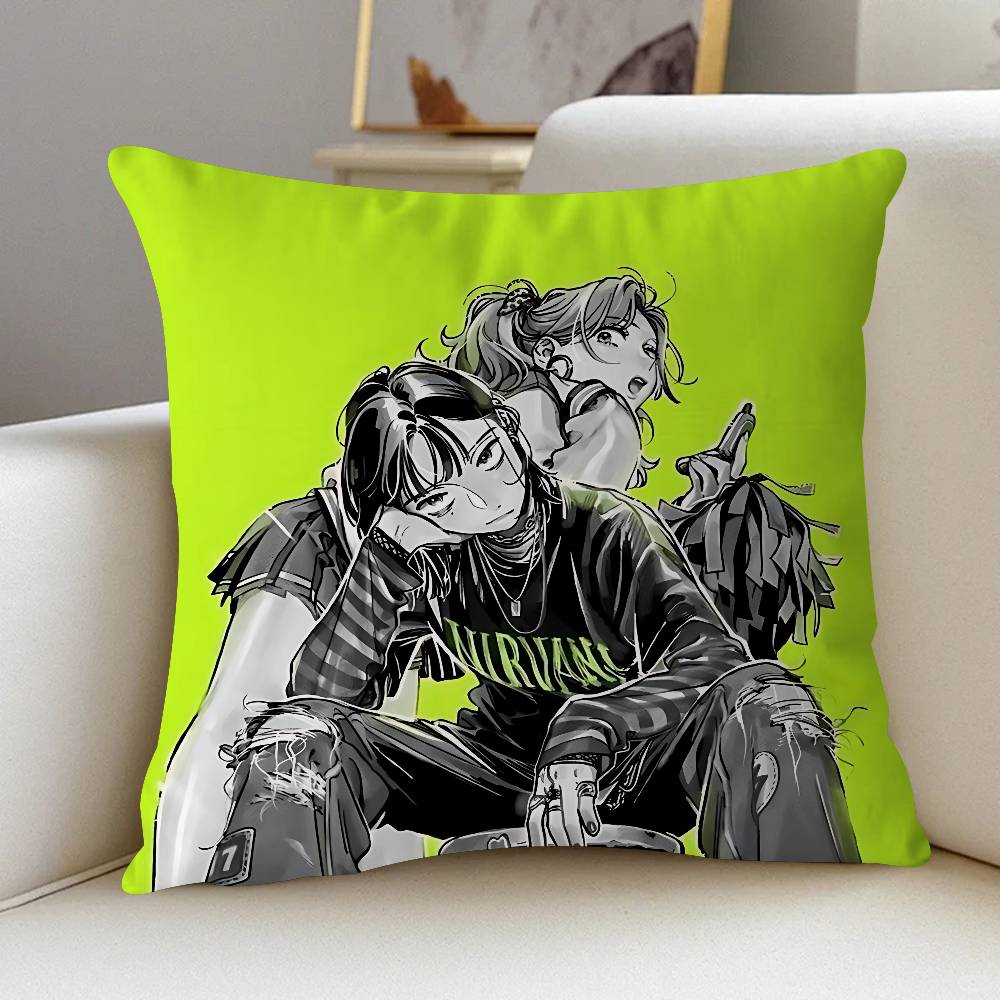 

Аниме Парень, который ей нравился, не был парнем Наволочка Мультяшный подарок Наволочка для подушки Декор для спальни дома Сиденье для стула Наволочка 12x12Inch