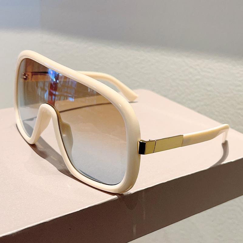 Oversized Goggle Women New in Fashion Multi-color Windproof Shades Trendy Luxury Brand Design Outdoor Casual Sun Glasses