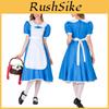 Alice In Wonderland Maid Costume Breathable Exquisitely Crafted Dress!