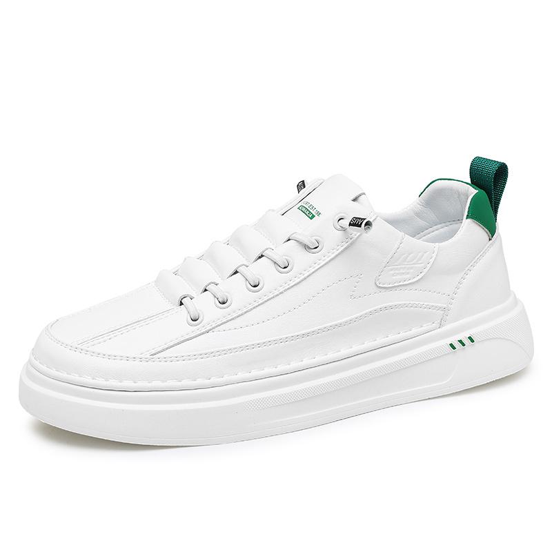 Fashion Hot Sale Men's Leather Casual Shoes Soft Sole Lace-up Oxford Shoes Handmade Male Tenis Masculino New Design Skateboard Footwear