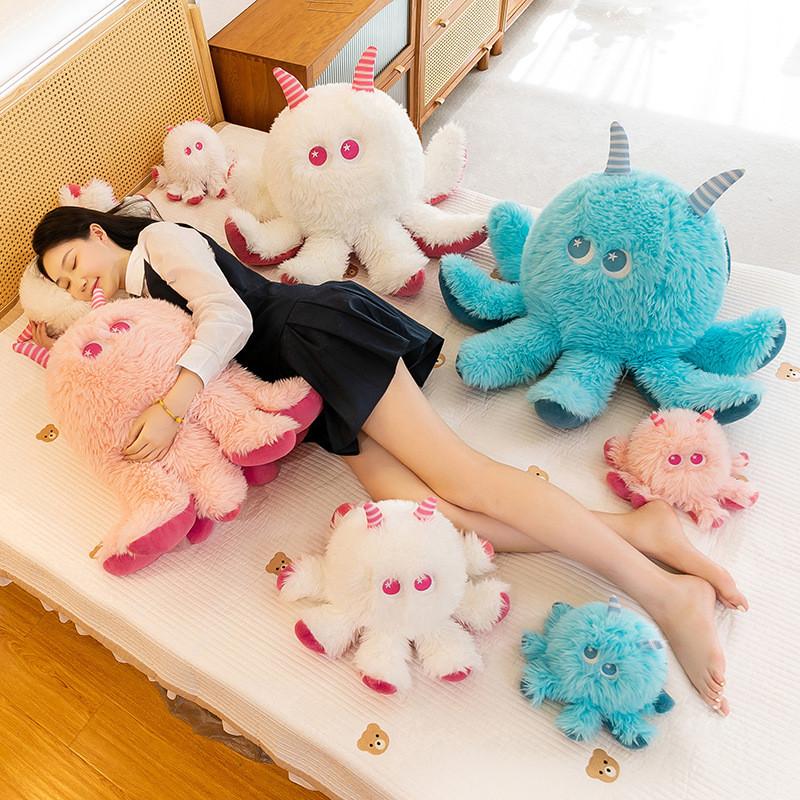 World Life Toca Octopus Plush Toy Cartoon Stuffed Animal Doll Gift Decoration